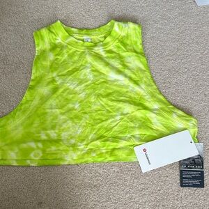Lululemon All Yours Crop Tank Tie Dye
